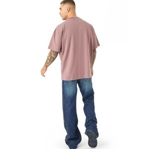 Top vente hommes T-Shirt décontracté été mode t-shirts chemises vêtements de sport Muscle Fit col rond T-shirt pour hommes 100% coton Streetwear - Product Image 5