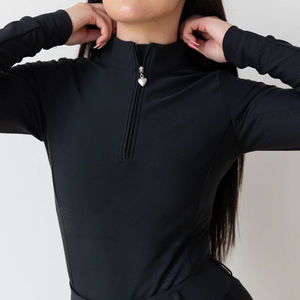 Camiseta Premium para Montar a Caballo para Mujer, Ajuste Elástico, Deportiva, Absorbe la Humedad, Manga Larga, para Práctica Ecuestre - Product Image 6