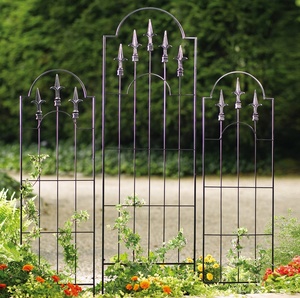 Metal garden trellis corrosion resistant coating extends <b>product</b> lifespan outdoors long term garden support structure system - Product Image 4
