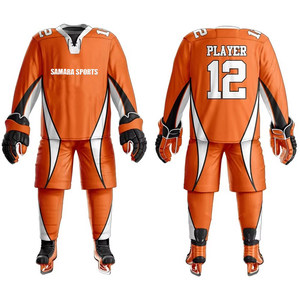 Nuevo Uniforme de Hockey sobre Hielo Personalizado con Logotipo de Equipo, Impermeable, de Secado Rápido, Transpirable, 100% Poliéster, Precio al por Mayor - Product Image 1