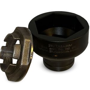 Clé à douille pour écrou de moyeu arrière DAF 80x6 POINT, usage intensif, entraînement 3/4 pouces - Product Image 1
