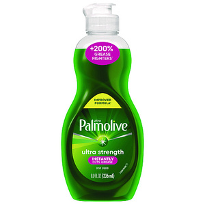Palmolive Ultra Dishwashing <b>Liquid</b>, Fresh Scent, 8 oz Bottle, 16/Carton (61047169) - Product Image 3
