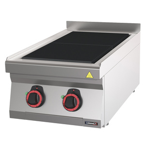 Grilles et plaques de cuisson électriques à double plaque solide de 40 cm - Product Image 1