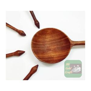 Natural <b>Wooden</b> Spoon <b>Set</b> for <b>Ice</b> <b>Cream</b> Dessert Coffee and Honey OEM Custom Logo from Vietnam Supplier - Product Image 1