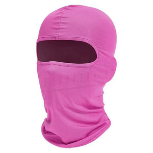 Precio barato de alta calidad hombres pasamontañas cara transpirable Color sólido motocicleta hombres esquí cara cubierta personalizada pasamontañas - Product Image 3