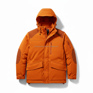 Veste de chasse professionnelle unisexe, imperméable, coupe-vent, respirante, orange, softshell camouflage, robuste et isolée - Product Image 5