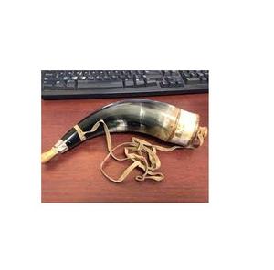 Meilleure corne à boire en poudre avec support de ceinture en cuir Corne à boire de vin rare articles de fête antiques les plus vendus - Product Image 5