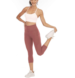 2022 nuevos pantalones de Yoga de cintura alta para mujer, ropa de entrenamiento, ropa de gimnasio, mallas, bolsillos fabletics - Product Image 5
