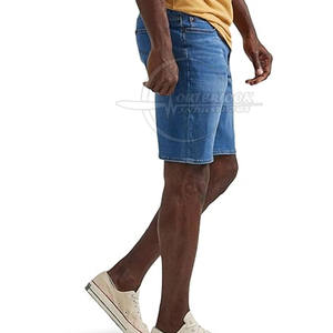 Customizable <b>Men's</b> Casual Cotton Jeans <b>Shorts</b> Factory-Made Comfortable Fashion Style Mid Waist Solid Pattern Custom Logo Design - Product Image 2