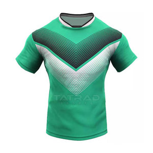 Ensemble de maillots de rugby de haute qualité 100% polyester respirant Nouveauté Dernier design Adulte Fabriqué au Pakistan - Product Image 2