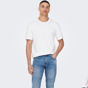 Nuevo último diseño Casual hombres deportes Fitness entrenamiento gimnasio desgaste liso Camiseta ajustada gimnasio camiseta personalizada para hombres - Product Image 6