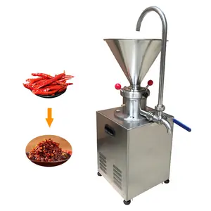 High quality automatic 30kg/h peanut butter making machine/commercial stone mill sesame paste grinding machine