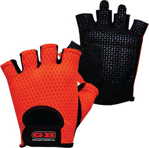 NUEVOS Guantes de Levantamiento de Pesas Unisex de Cuero Rojo Sólido de Alta Calidad, Transpirables, Antideslizantes y Ligeros - GEO BROTHERS - Product Image 1