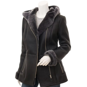 Veste en cuir pour femme de style nouveau, meilleure arrivée, vestes en cuir tendance pour femme pour l'hiver, vestes en cuir à manches longues - Product Image 2