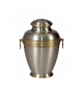 ที่เก็บขี้เถ้าโกศโลหะทนทานพร้อมโกศโลหะเคลือบโลหะสวยงาม - Product Image 4