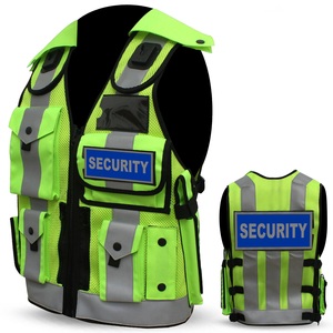 Chaleco de Seguridad Moderno y Cómodo con Función Impermeable, Estilo Casual, Logotipo Personalizable, Chaleco de Alta Visibilidad con Múltiples Bolsillos - Product Image 4