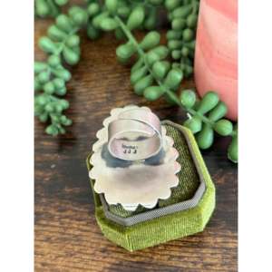 Jeff James Royston <b>Turquoise</b> Sterling Silver Adjustable Boho Statement <b>Ring</b> - Product Image 5