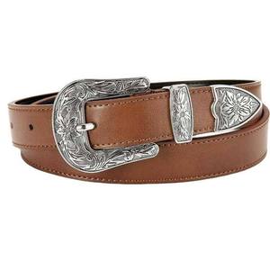 เข็มขัดหนังแท้จากปากีสถานพร้อมหัวเข็มขัดเหล็กแฟชั่นดีไซน์ตามสั่ง - Product Image 1