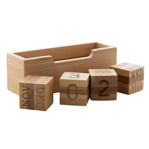 "Rolbus Bamboo Perpetual <b>Calendar</b>-Eco-Friendly Gadget" - Product Image 3