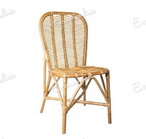 Modern Style Handcrafted Natural Bamboo <b>Chair</b> Elegant Wicker <b>Chair</b> <b>Outdoor</b> Indoor Garden <b>Chair</b> - Product Image 6