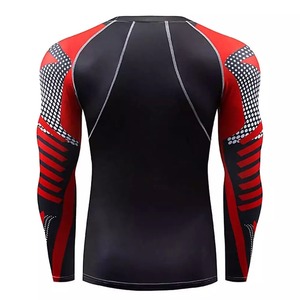 Camisa de compresión para hombre Conjunto de ropa interior térmica Secado rápido Cálido Fitness Capa base Deportes de esquí Transpirable Patrón sólido Suministro OEM - Product Image 6