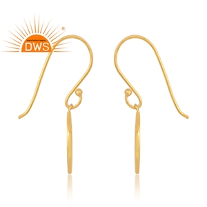 Venta caliente 925 plata esterlina 18K chapado en oro pendiente Demi joyería fina para mujeres regalo para ella - Product Image 4