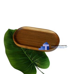 Vente chaude Plateau en bois durable Plateau de service en bois pour ustensiles de cuisine en gros d'une usine du Vietnam - Product Image 4