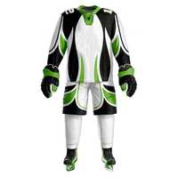 2026 Sport-Team Maßgefertigtes Logo Wärmeübertragungsdruck Vorderseite Eishockey-Trikot / Shorts Eishockey-Uniformen 100% Polyester