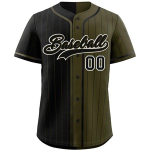 Pro Cut Baseball Jersey Custom Button Up Softball Shirt Tela de malla Absorbe la humedad Tackle Twill Sublimation Letters USA Fit - Product Image 3