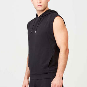 Custom <b>Sleeveless</b> <b>Hoodies</b> Stylish Design Breathable Fabric Ideal for Sports and Fitness <b>Sleeveless</b> <b>Hoodies</b> - Product Image 5