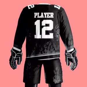 Uniforme de hockey sobre hielo de la mejor calidad Ropa deportiva de hockey sobre hielo personalizable de la mejor calidad Conjunto de adultos unisex con uniforme de diseño de logotipo personalizado - Product Image 2