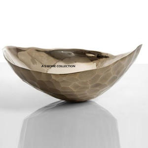 Tazón Decorativo de Diseño Maravilloso con Acabado Gris Metálico, Hecho a Mano, Artístico, Moderno, de Buena Calidad y con una Forma Increíble - Product Image 5