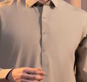 Shalwar Kameez Avant Garde Design Silhouette contemporaine tendance pour homme Vêtements ethniques décontractés - Product Image 6