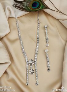 Trendy AD Pendant <b>Set</b> Elegant Traditional Design Handcrafted <b>Jewellery</b> for <b>Women</b> Weddings and Occasions - Product Image 4