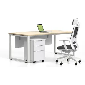 Современный экономичный офисный стол yeddkin, офисный стол, офисная Рабочая станция, компьютерный стол с возвратным шкафом