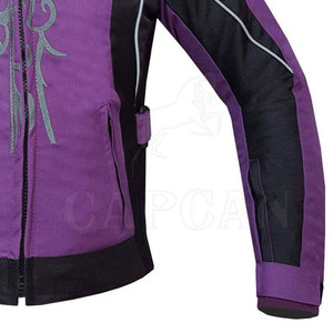 เสื้อแจ็กเก็ตมอเตอร์ไซค์สำหรับแข่งมอเตอร์ไซค์เสื้อโค้ทผ้าคอร์ดูร่าแบบนุ่มมีลายพิมพ์โลโก้ของคุณเอง - Product Image 5