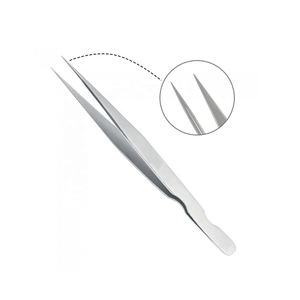 Precio al por mayor, pinzas de volumen y aislamiento de extensión de pestañas listas para enviar, pinzas de pestañas hechas a mano para uso profesional en salón - Product Image 4