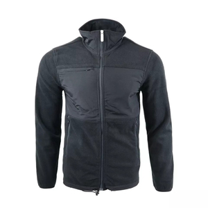 Offres Spéciales 2024 haut de gamme élégant vol classique Veste polaire Panneau avant avec ourlet col côtelé et manchette - Product Image 4