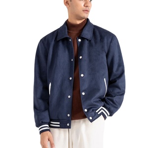 Chaqueta universitaria de satén de lona 100% poliéster equipo personalizado deportes Club nombre Logo béisbol Letterman Universidad impermeable a prueba de viento - Product Image 1