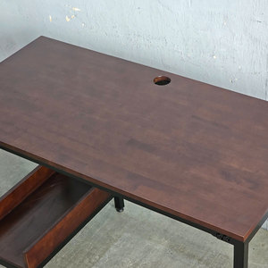<b>Solid</b> <b>Wood</b> Gaming <b>Desk</b> for Home Office & Living Room-Durable & Assembled - Product Image 5