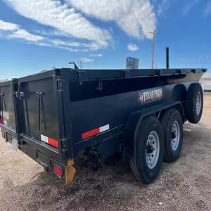 Remolque de descarga hidráulica de servicio pesado duradero 4x4 10-40 toneladas Opciones de engranajes de capacidad para uso agrícola Remolque de garantía de 2 años - Product Image 1