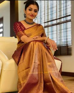 Latest Fashionable <strong>South</strong> Indian <strong>Pure</strong> Cotton <strong>Silk</strong> Woven <strong>Saree</strong> for Wedding &amp; Casual Wear Sari for Ladies Wholesale Exporter <strong>India</strong>