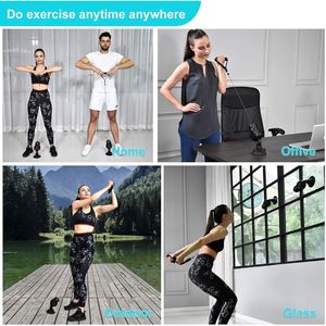 Fasce di resistenza regolabili con manico per l'allenamento delle fasce di esercizio - Product Image 6