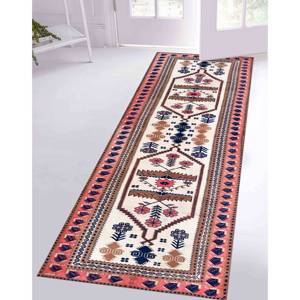 Tapis imprimé bohème marron - Tapis de luxe antidérapant pour chambre d'enfant, avec poils doux - Product Image 4