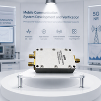 1 hingga 2 0.5-6GHz Pembagi/Penggabung Daya S-M-A 2 Arah Microstrip dengan Kehilangan Penyisipan Rendah dan Isolasi Tinggi untuk Pengujian WiFi Bluetooth