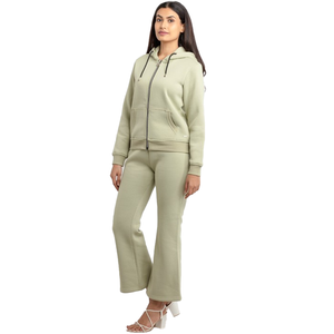 Conjunto de Chándal Unisex Personalizado OEM 100% Algodón con Cremallera, Pantalones de Chándal y Sudadera con Capucha, Venta al por Mayor, Ecológico, Tallas Grandes, Invierno - Product Image 3