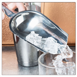 ที่ตักน้ำแข็งสแตนเลสทนทานเป็นมิตรต่อสิ่งแวดล้อมอุปกรณ์เสริมสำหรับเสิร์ฟไอศกรีมหรือเครื่องดื่ม - Product Image 2