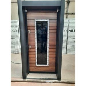 Puerta de Entrada Interior de Acero Inoxidable de Alta Seguridad ABSDOOR ARMA, Diseño Elegante, Aislamiento Térmico y Acústico, Acabado Turco - Product Image 4