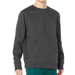 สเวตเชิ้ตคอกลมผ้าฝ้ายออร์แกนิกคุณภาพสูงเสื้อสเวตเชิ้ตคอกลมสีล้วนพิมพ์โลโก้ตามสั่งใหม่2025 - Product Image 1