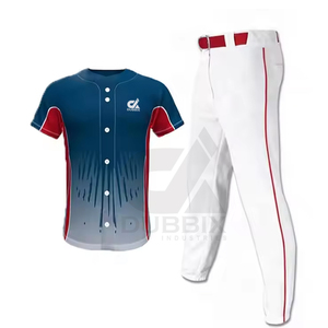 Fabrication en usine de vêtements de sport uniforme de baseball couleur personnalisée uniforme de baseball de haute qualité pour adulte - Product Image 2